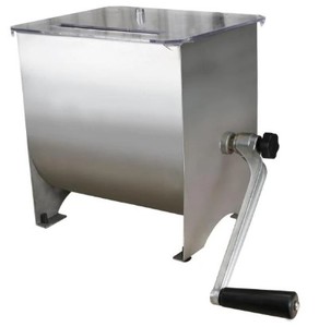 Weston Stainless Steel Manual Meat Mixer - 20 lb Capacity