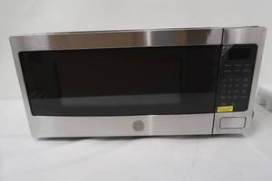 GE - Profile Series 1.1 Cu. Ft. Mid-Size Microwave - Stainless steel