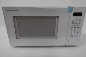 Sharp - Carousel 1.1 Cu. Ft. Mid-Size Microwave - White