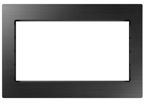 Samsung - 30 Trim Kit for Samsung MS19M8020TG Microwave Fingerprint Resistant -Black Stainless Steel - Fingerprint Resistant Black Stainless Steel