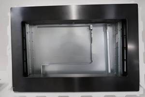 Samsung - 30 Trim Kit for Samsung MS19M8020TG Microwave Fingerprint Resistant -Black Stainless Steel - Fingerprint Resistant Black Stainless Steel