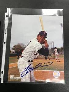 Tony Oliva Autograph 8x10 and signed Callender