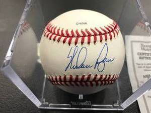 Nolan Ryan Autographed Baseball