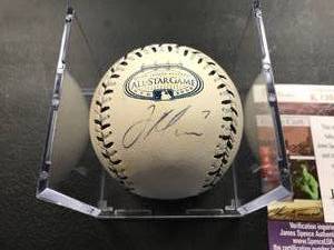 2008 All star joe mauer Autograph Ball ( JSA Authentication )