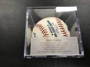 Nick Pumto Autographed Baseball