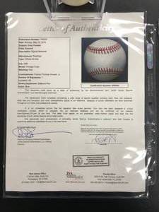 Kirby Puckett Autographed 1990 All star Game ball ( JSA Authentication ) Plus a 1985 Rookie Card