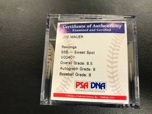 Joe Mauer Autographed All Star Baseball ( PSA Authentication )