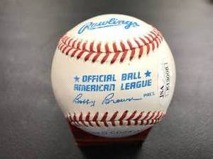 Rod Carew Autographed Ball ( JSA Authentication )