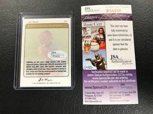 Joe Mauer Autographed Card ( JSA Authentication )