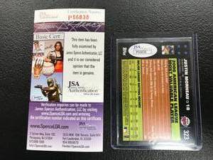 Justin Morneu Autographed Card ( JSA Authentication )
