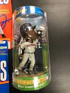 Lot of wheaties Boxes and Torii Hunter Bobblehead