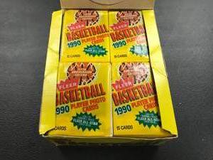 1990 Fleer Basketball 36 Count Box ( Packs Sealed )