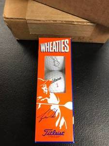 Lot of 3 boxes of Titleist Wheaties Tiger Woods Golf Balls