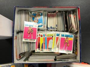 Lot of Vintage, Misc Cards, Kevin Garnette Bobblehead, Michael Jordan Wheaties Posters ( see photos for details )