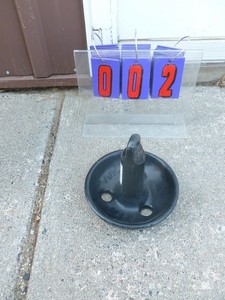 New 10 lb coatedmushroom anchor. As shown.