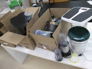 (3) Boxes of Kitchen Gadgets, Elect...