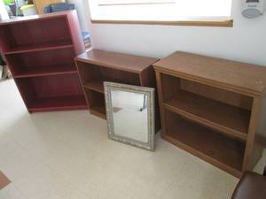 (3) Wood Bookshelves36 X 12 X 47....