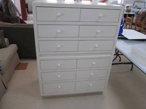 Large White 12 Drawer Dresser 41 X...