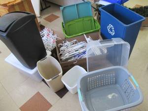Hangers, Trash Bins, Laundry Basket...
