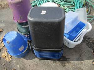 Trash Bins, Laundry Basket, & Totes...