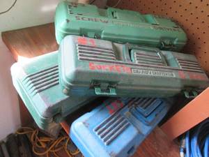 (4) Empty Tool Boxes...
