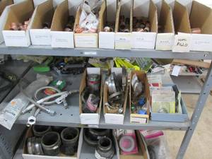 Copper Fittings In Parts Bins, Hose...