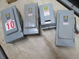 (4) Electrical Boxes...