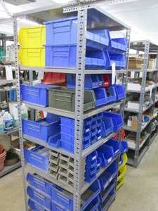 (1) Shelving Unit 36.25 X 30 X 85 Contents Not Included