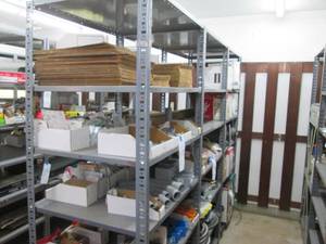 (3) Shelving Unit 36.25 X 30 X 85 Contents Not Included