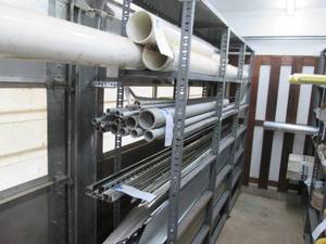 (3) Shelving Unit 36.25 X 18 X 85 Contents Not Included