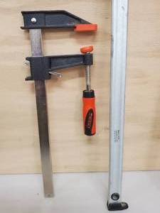 lot 64 image: (2) Wood River & (2) Hessey Woodworking Clamps