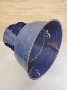 lot 77 image: Blue Rolling Shop Stool