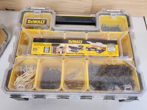 lot 95 image: (2) DeWalt Deep Professional Organizers Lot with Contents