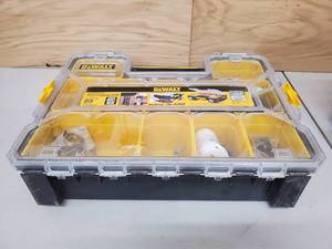 lot 97 image: (2) DeWalt Deep Professional Organizers Lot with Contents
