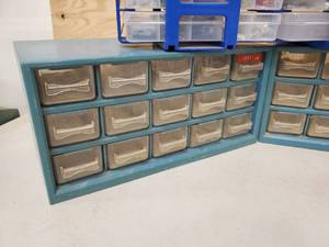 lot 104 image: (3) Nuts & Bolts Organizers Lot