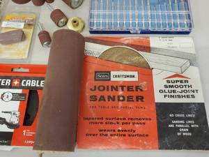lot 116 image: Woodworking Shop Supplies Lot