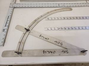 lot 120 image: (6) Woodworking Measuring & Angles Shop Tools Lot