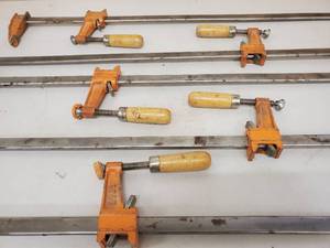 lot 121 image: (5) Woodworking Clamps 24 Long