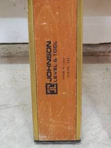 lot 133 image: Very Nice Brass Edged Wooden Level with Storage Case