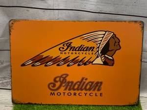 New Indian Motorcycle Metal Sign 8 X 12�