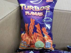 Case of 64 2 oz. bags Turbos Flamas...