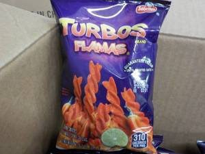 Case of 64 2 oz. bags Turbos Flamas...