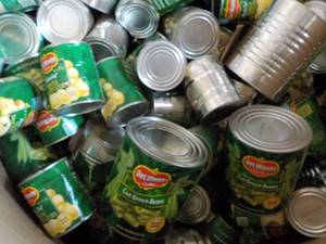 10 cans green bean and potatoes you...