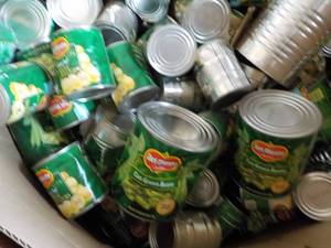10 cans green bean and potatoes you...