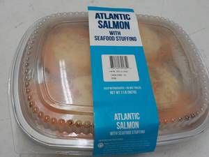 2 lb. frozen Atlantic salmon with s...