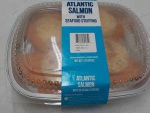 2 lb. frozen Atlantic salmon with s...