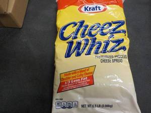 6.5 bag Kraft Cheese Whiz - refrige...