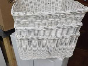 3 Pottery Barn Kids wicker baskets ...