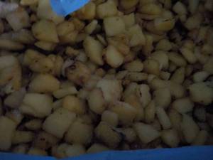 40 lb. box frozen roasted Fujo appl...