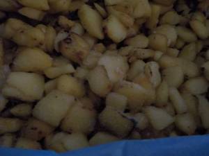 40 lb. box frozen roasted Fujo appl...